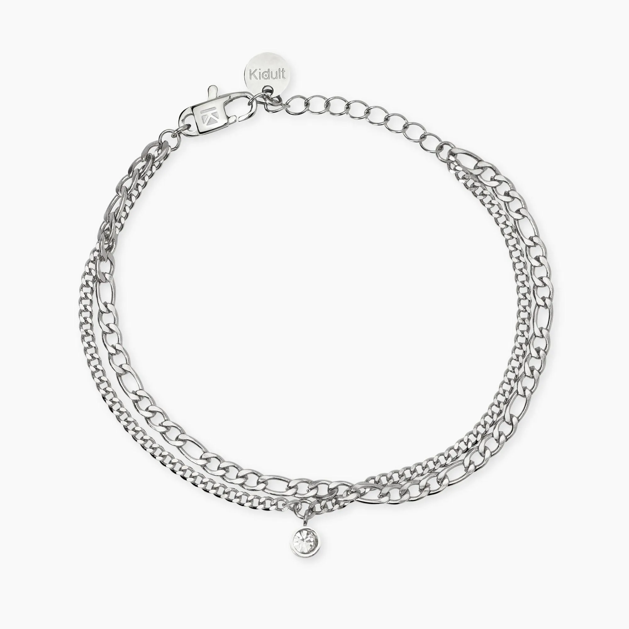 Bracciale Donna Kidult con Catene e Ciondolo