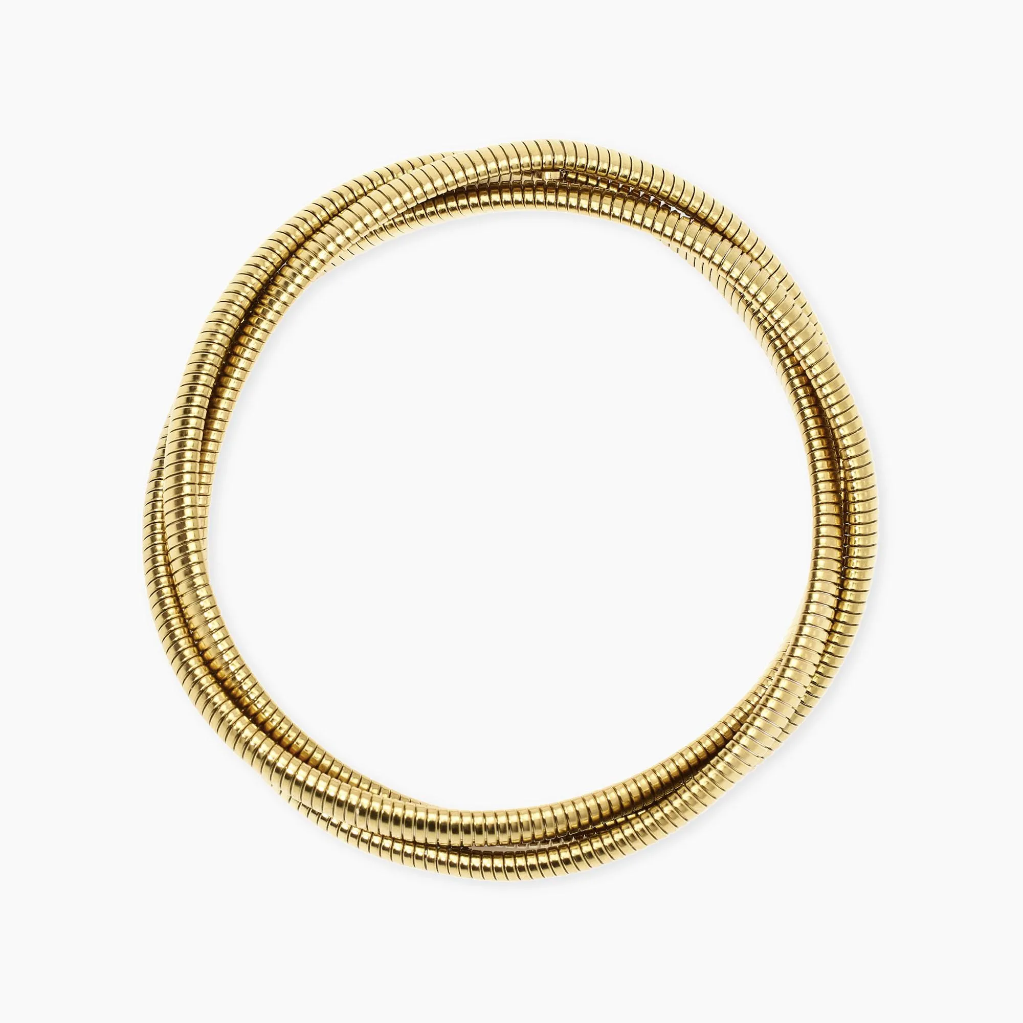 Bracciale Donna Kidult Dorato Tubogas Intrecciato