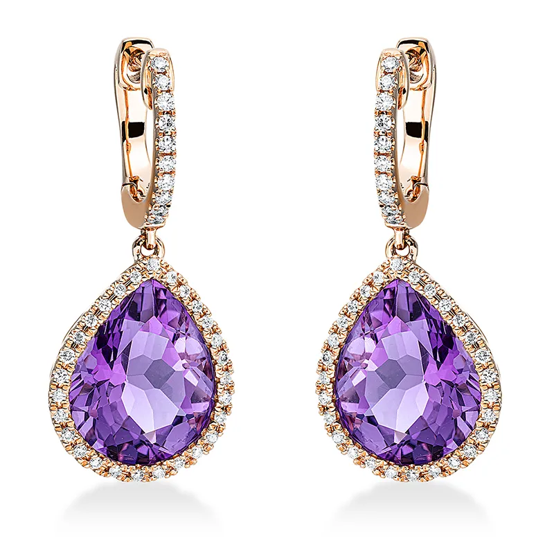 Pure! Diamonds Jewelry - Gioielli per le orecchie 3er la polvere 18 kt