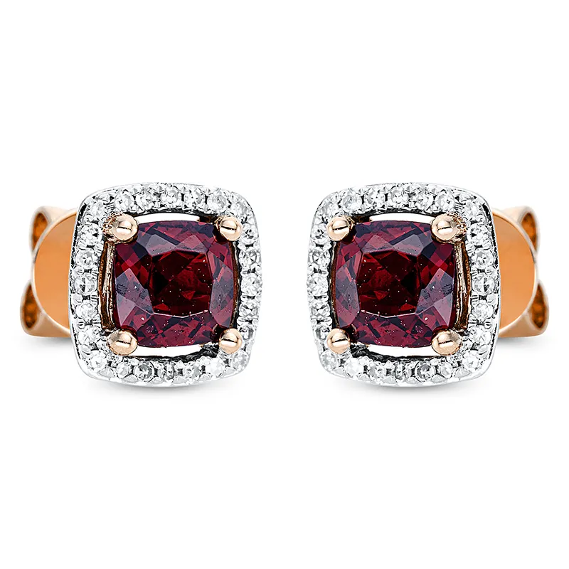 Pure! Diamonds Jewelry - Orecchinoa perno 4er la polvere 14 kt