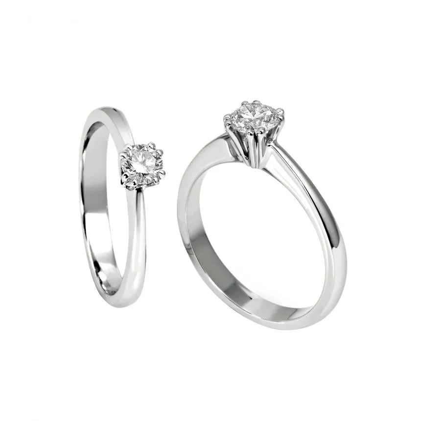 Anello solitario GIORGIO VISCONTI collezione "Antologie "