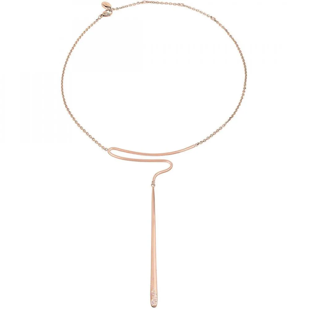 Collana Donna BREIL ILLUSION TJ2700 Acciaio Inossidabile Rosè Swarovski