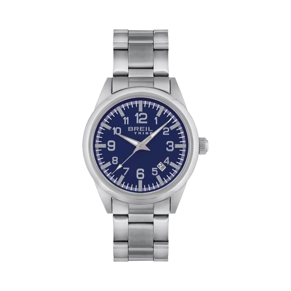 Orologio Uomo BREIL Tribe YUKON EW0569 Bracciale Acciaio Blu