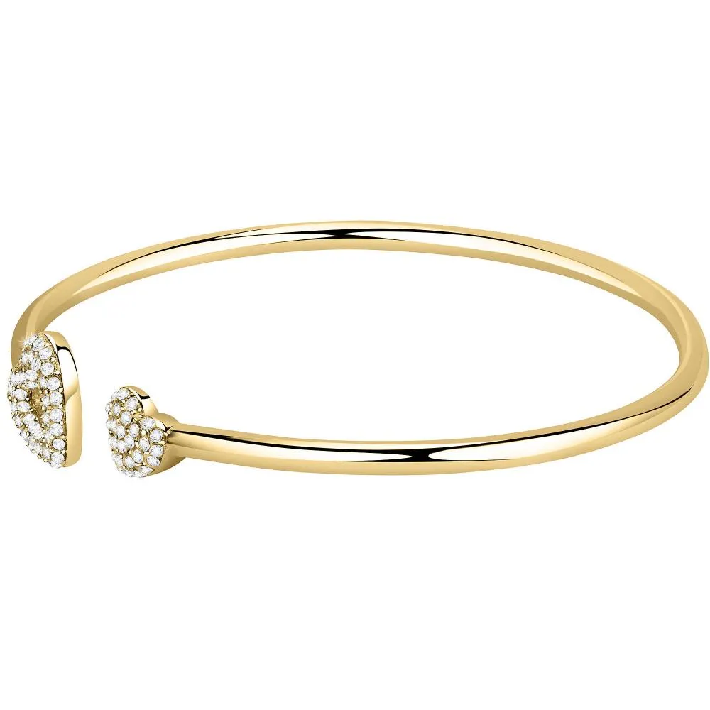 Bracciale Rigido Donna MORELLATO INCONTRI SAUQ02 Acciaio Gold Dorato Cuore