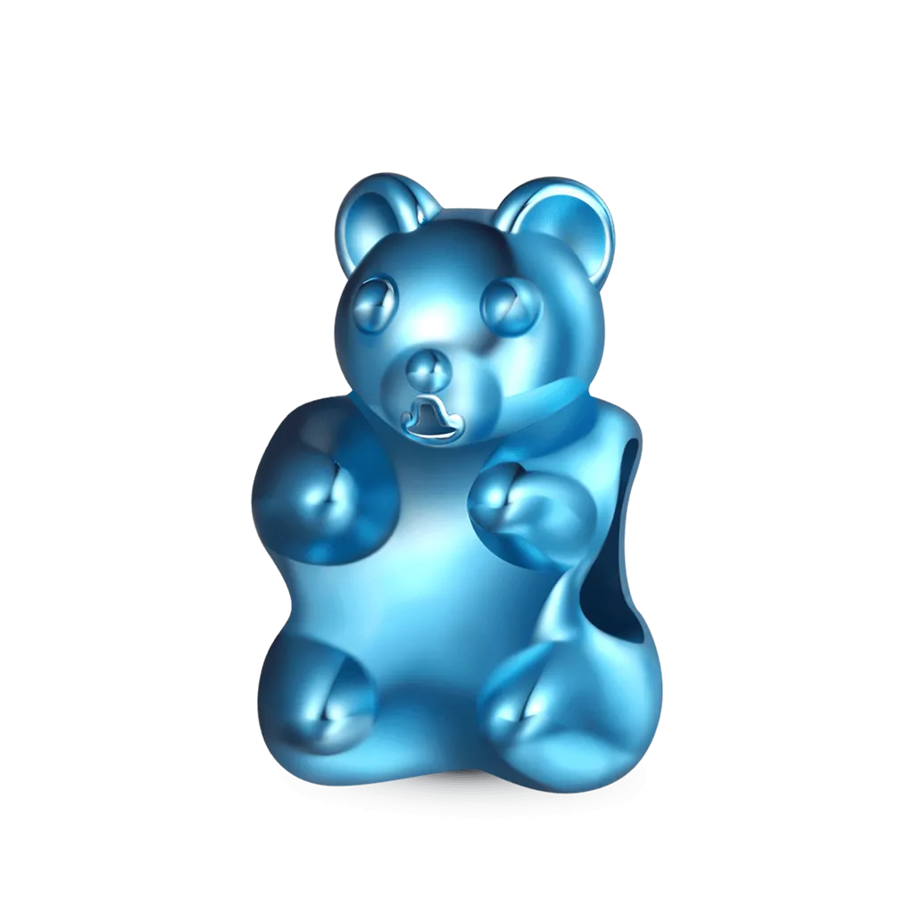 Gnoce Charm Caramella Orsetto Gommoso Blu