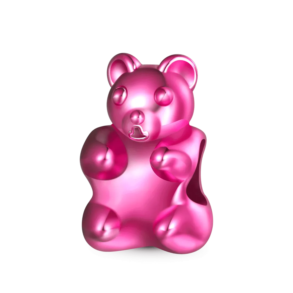 Gnoce Charm Caramella Orsetto Gommoso Rosa