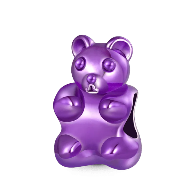 Gnoce Charm Caramelle Orsetto Gommoso Viola