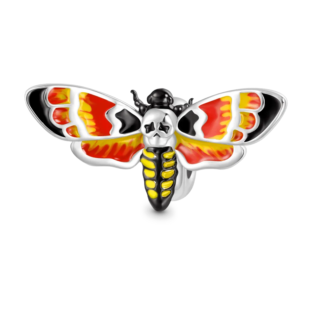 Charm Falena Teschio di Morte