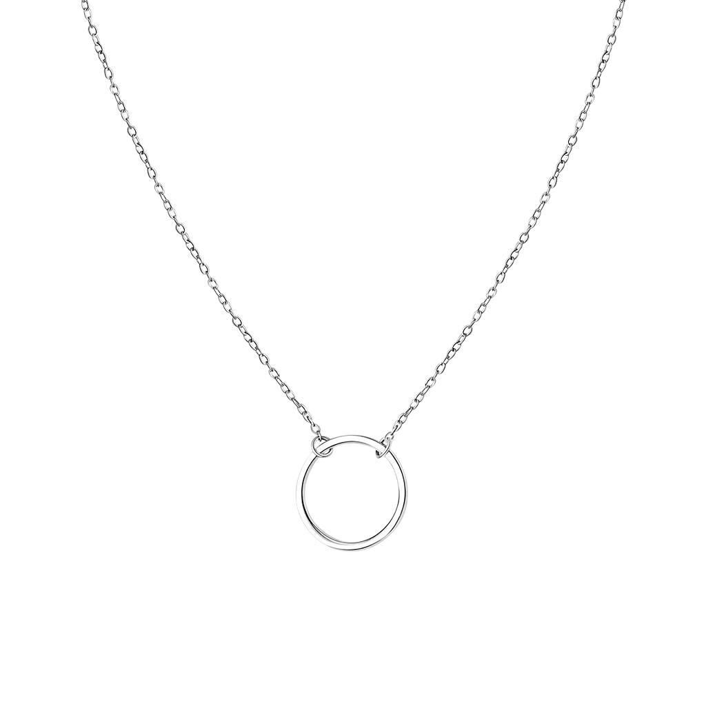 Gnoce Collana a Maglie Circolari Semplici