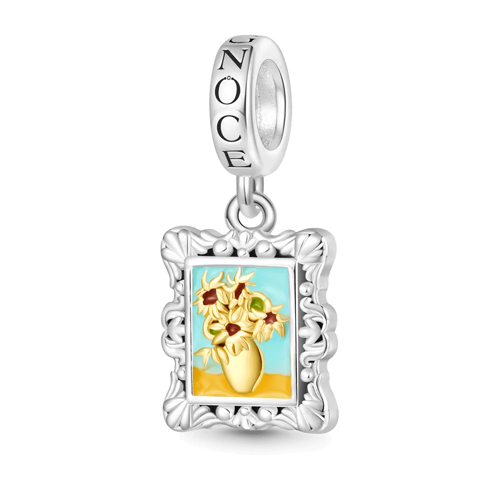 Gnoce Ciondolo Vaso di Girasoli di Van Gogh