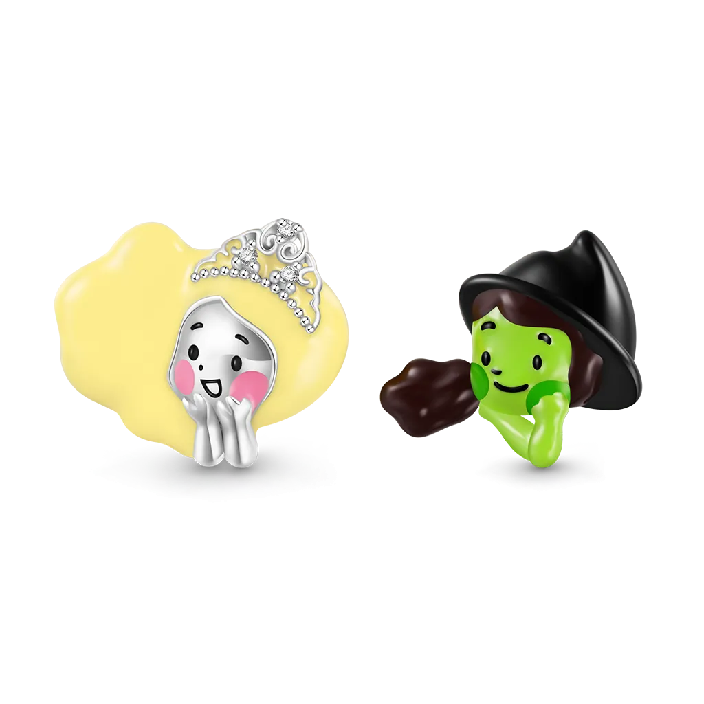 Gnoce Orecchini a Bottone Wicked Asimmetrico