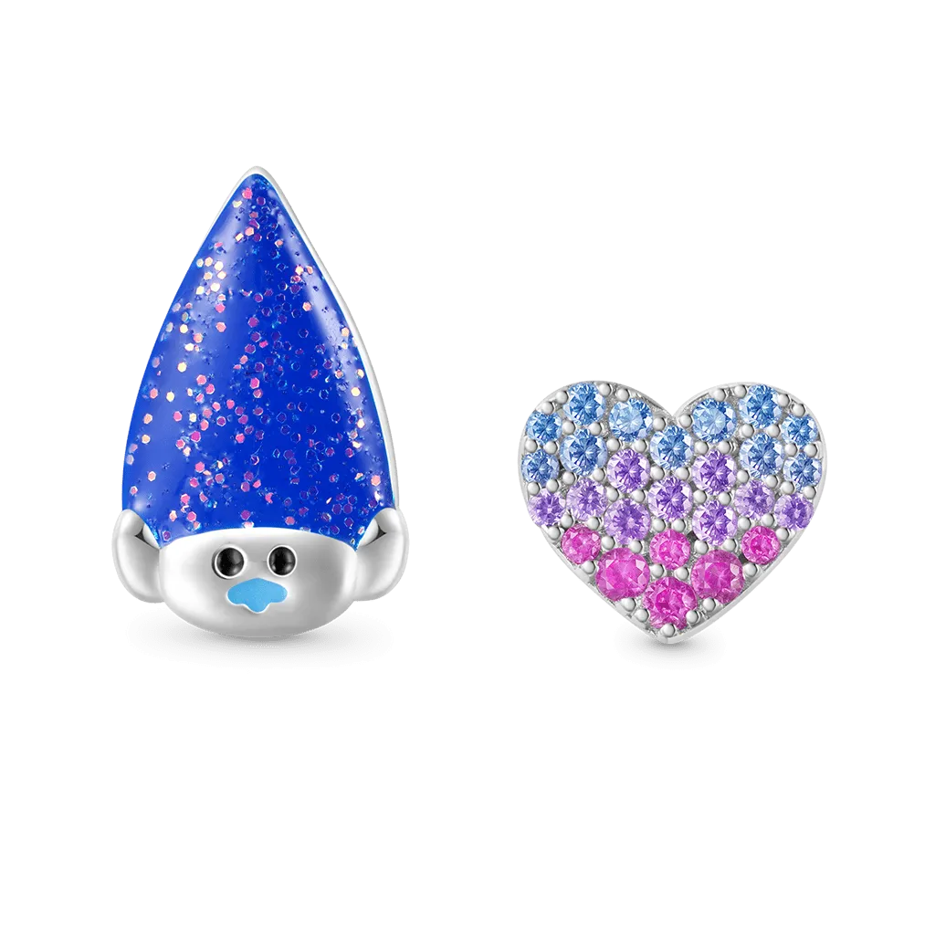 Gnoce Orecchini A Bottone Branch Trolls