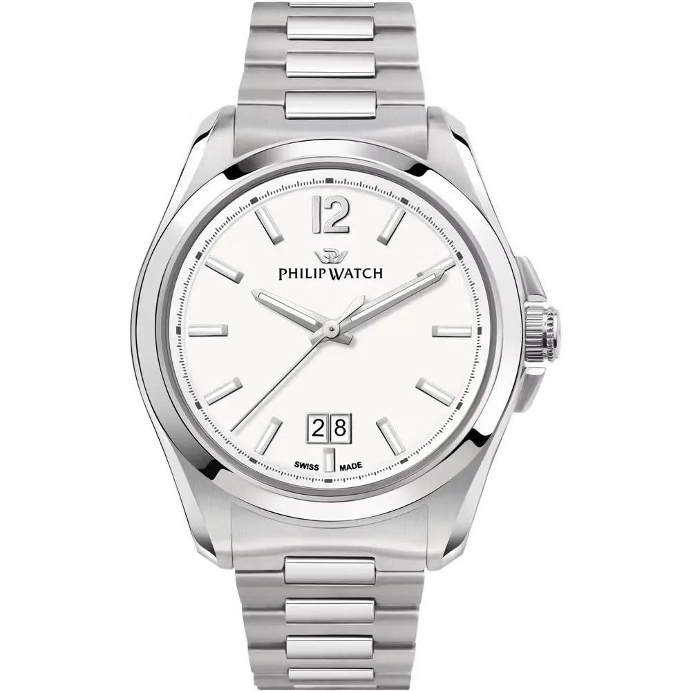 Orologio Uomo PHILIP WATCH AMALFI R8253218001 Acciaio Bianco SWISS MADE
