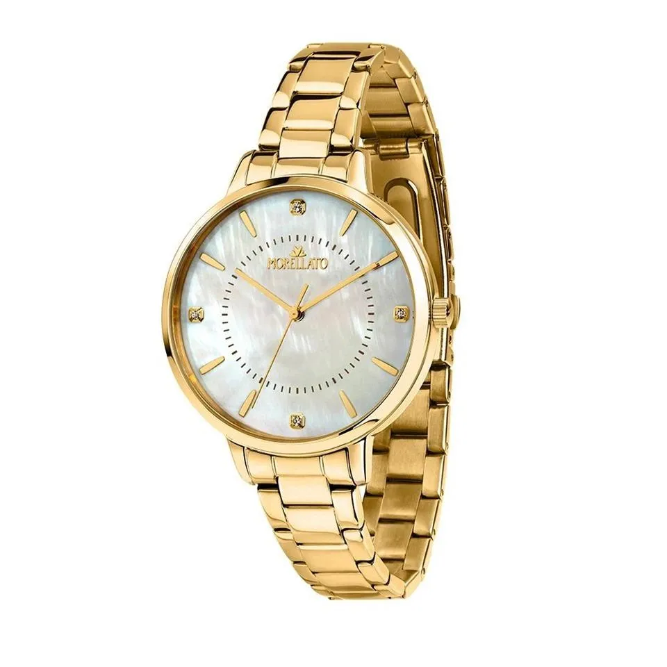 Orologio Donna MORELLATO POETICA R0153172501 Acciaio Gold Dorato Bianco