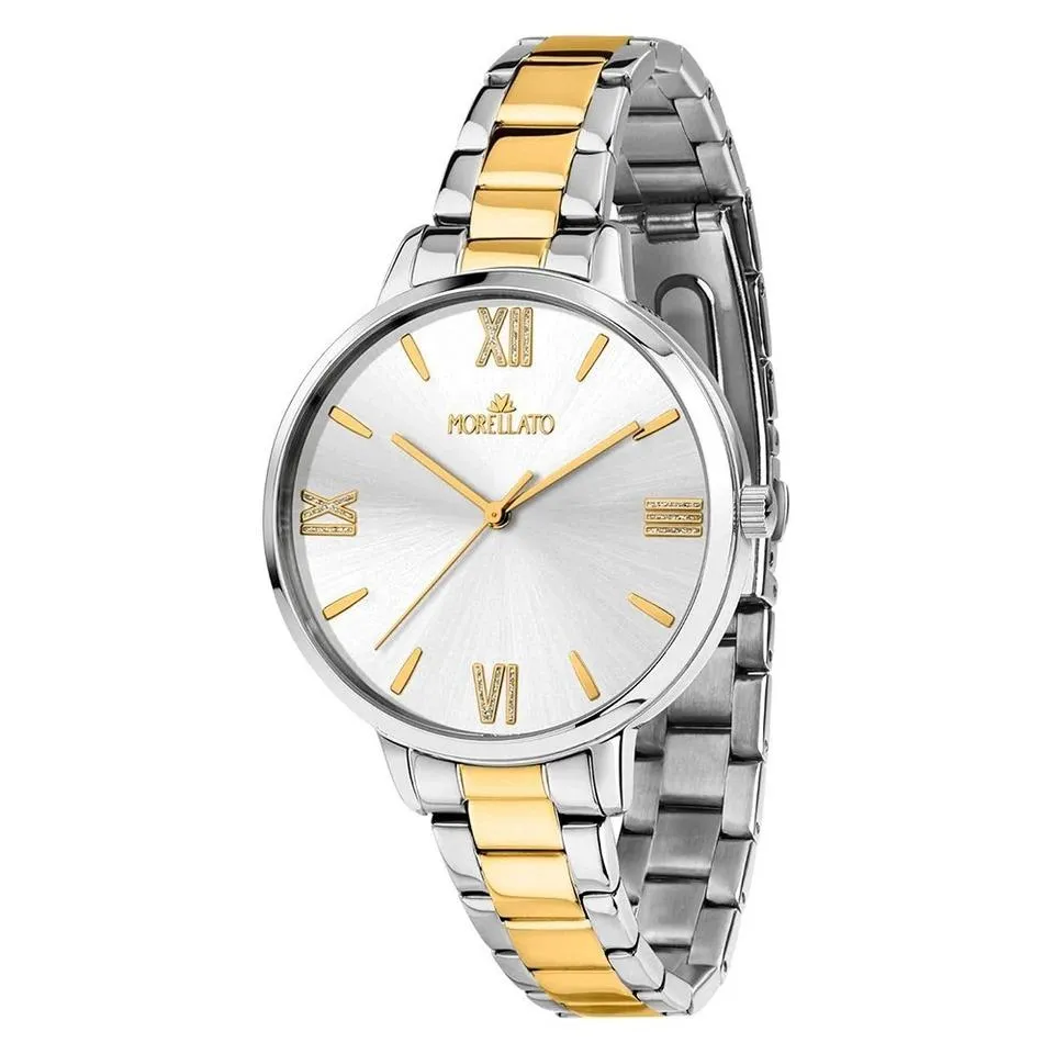 Orologio Donna MORELLATO POETICA R0153172502 Acciaio Bicolor Gold Dorato Bianco