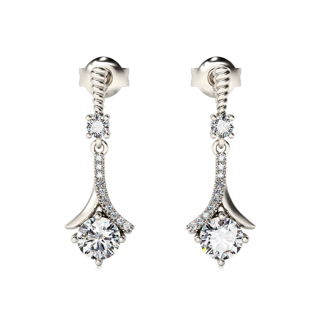 Gnoce Orecchini Vintage Flapper degli Anni '20