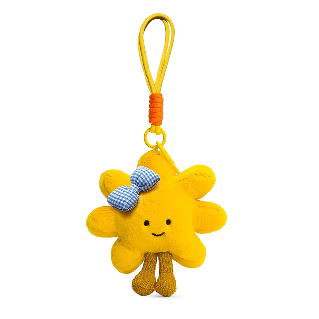 Accessorio di Peluche a Forma di Sole "Tu Sei il Mio Sole" Gnoce - Stile Fiocco