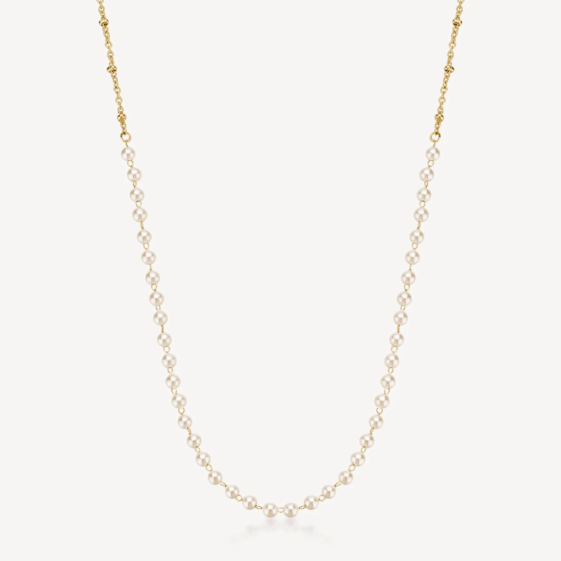 Collana Brosway Essential Perle gold lunga
