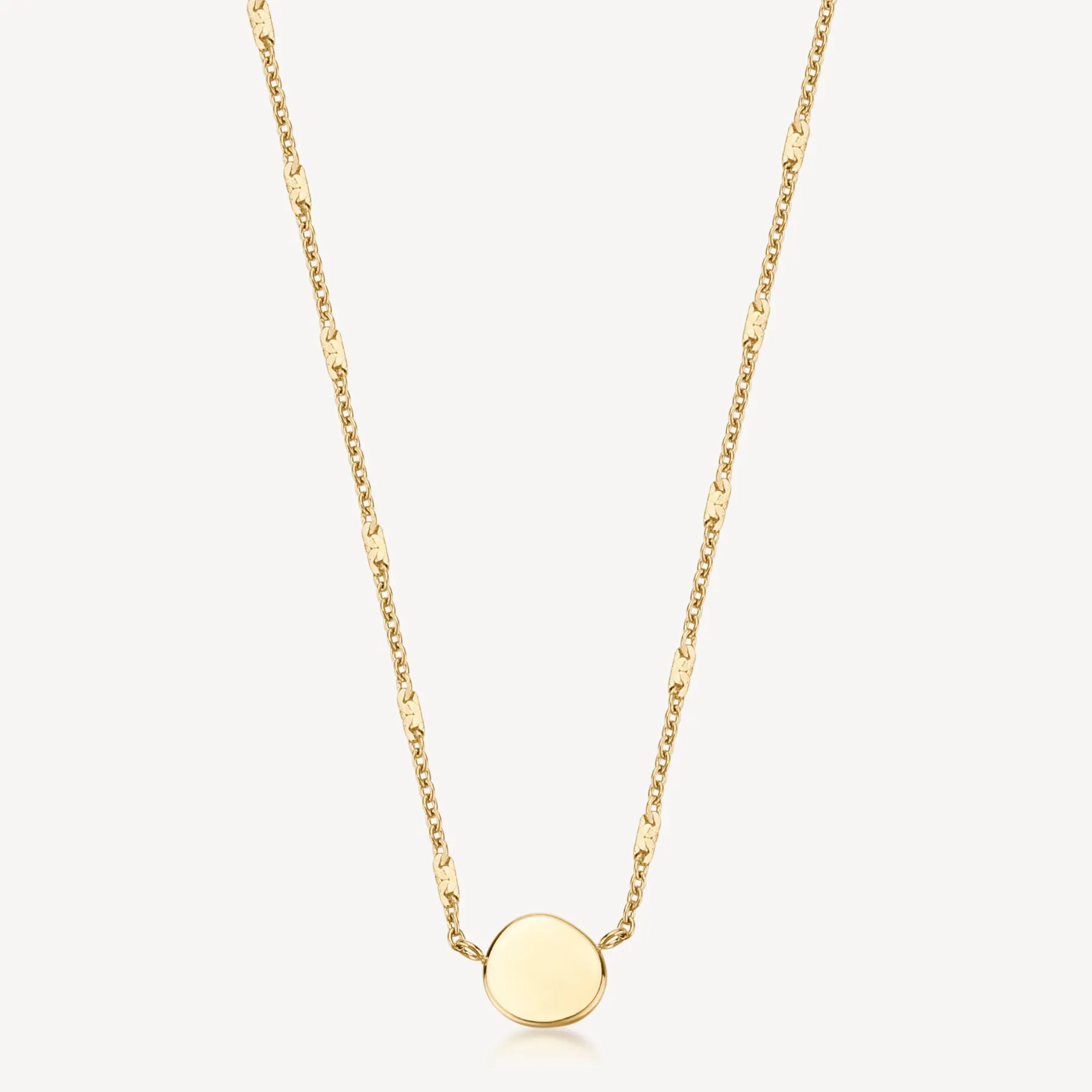 Collana Brosway Essential Piastrina tonda gold