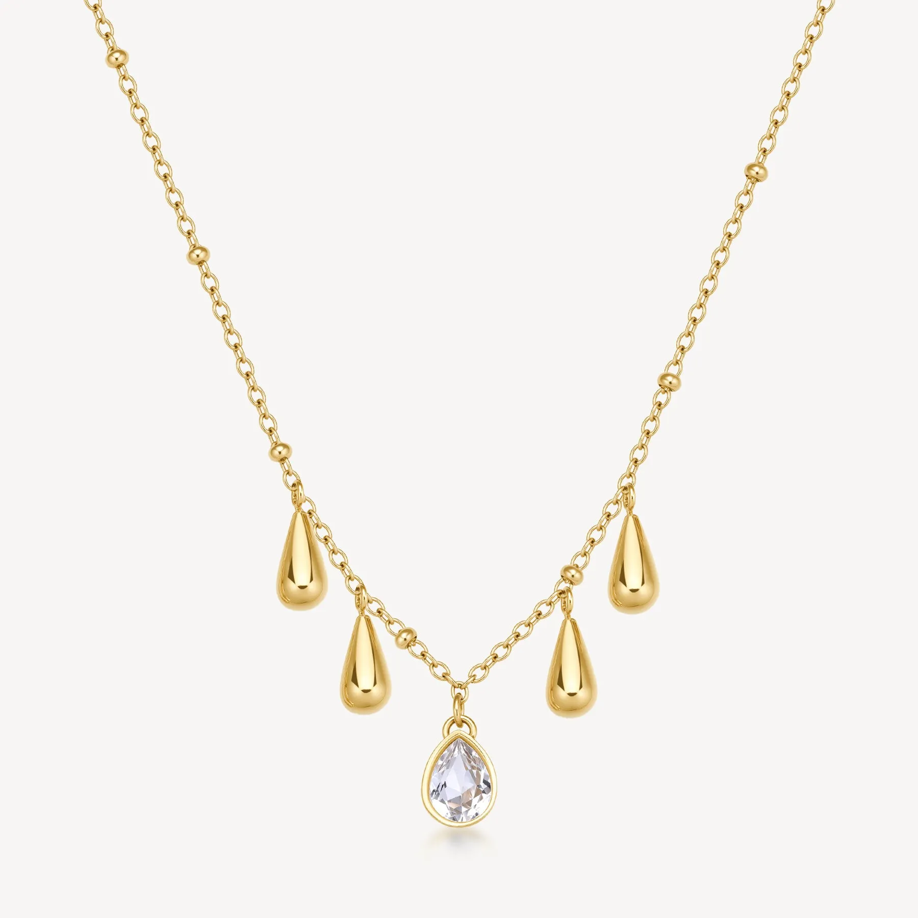 Collana Brosway donna Perfect Gocce e cristallo gold