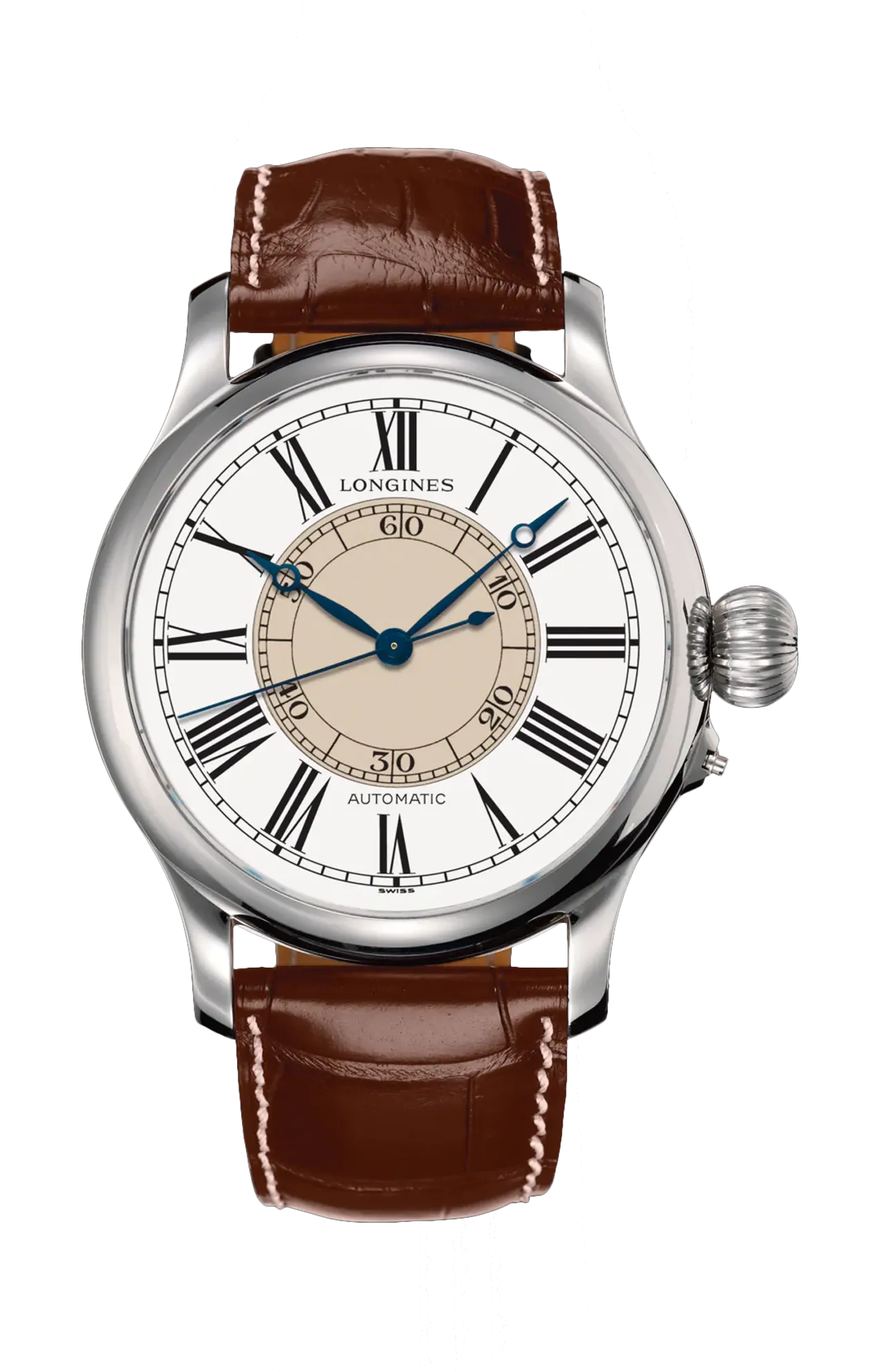THE LONGINES WEEMS SECOND-SETTING WATCH - L2.713.4.11.0