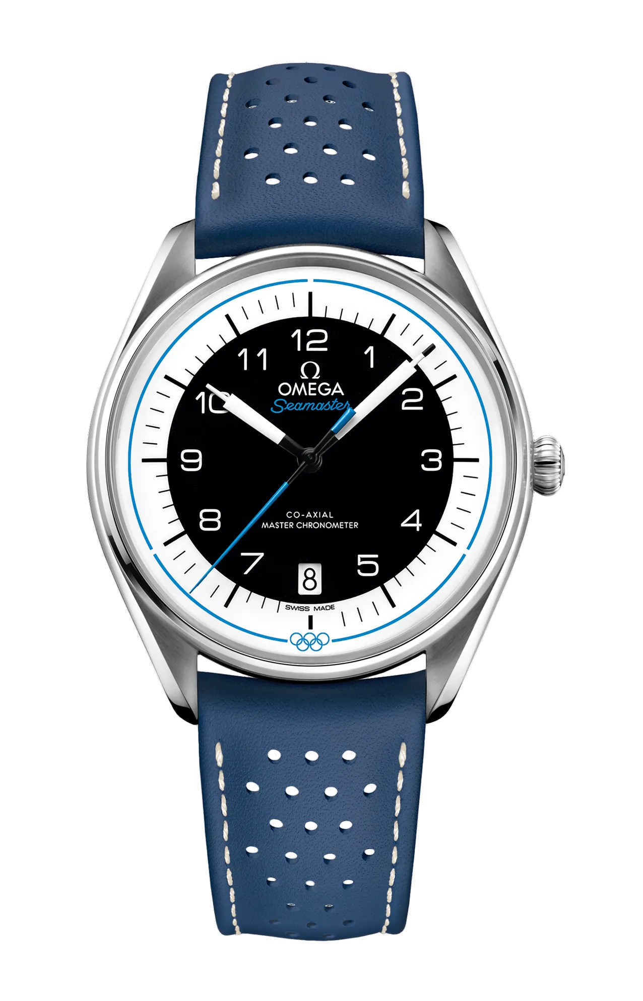 SEAMASTER OLYMPIC OFFICIAL TIMEKEEPER 39,5 MM, ACCIAIO SU PELLE - LIMITED EDITION - 522.32.40.20.01.001