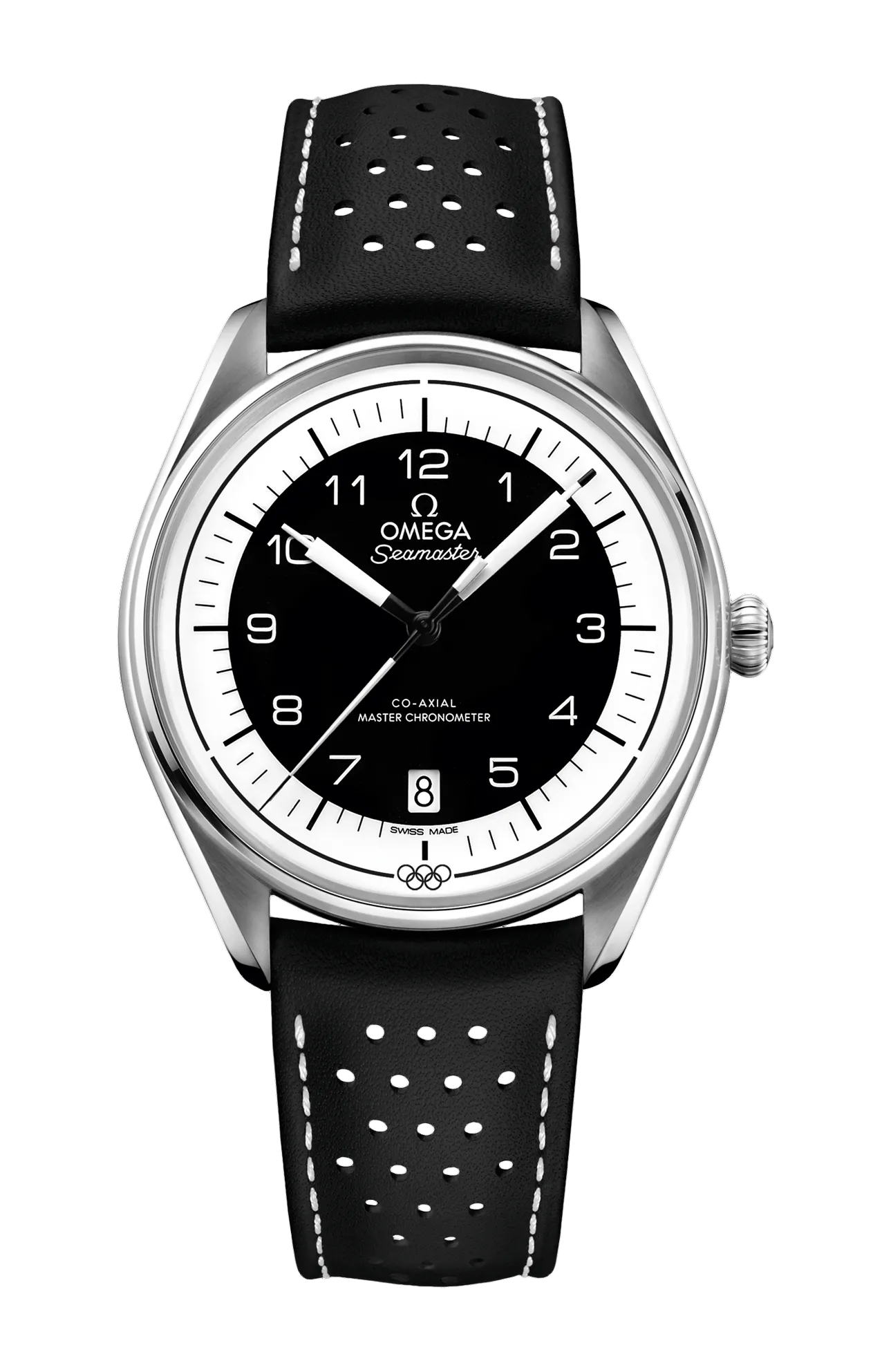 SEAMASTER OLYMPIC OFFICIAL TIMEKEEPER 39,5 MM, ACCIAIO SU PELLE - LIMITED EDITION - 522.32.40.20.01.003