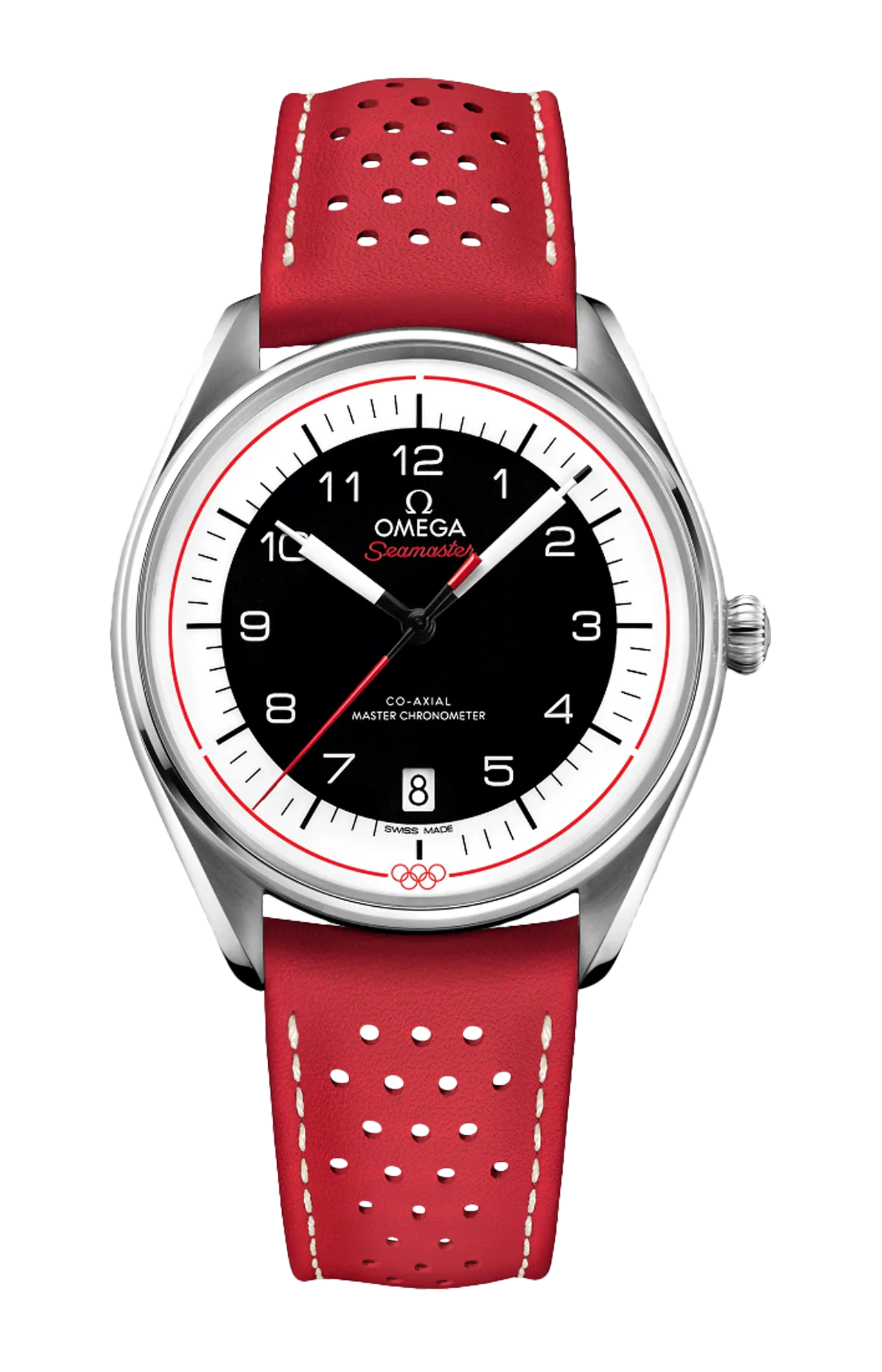 SEAMASTER OLYMPIC OFFICIAL TIMEKEEPER 39,5 MM, ACCIAIO SU PELLE - LIMITED EDITION - 522.32.40.20.01.004