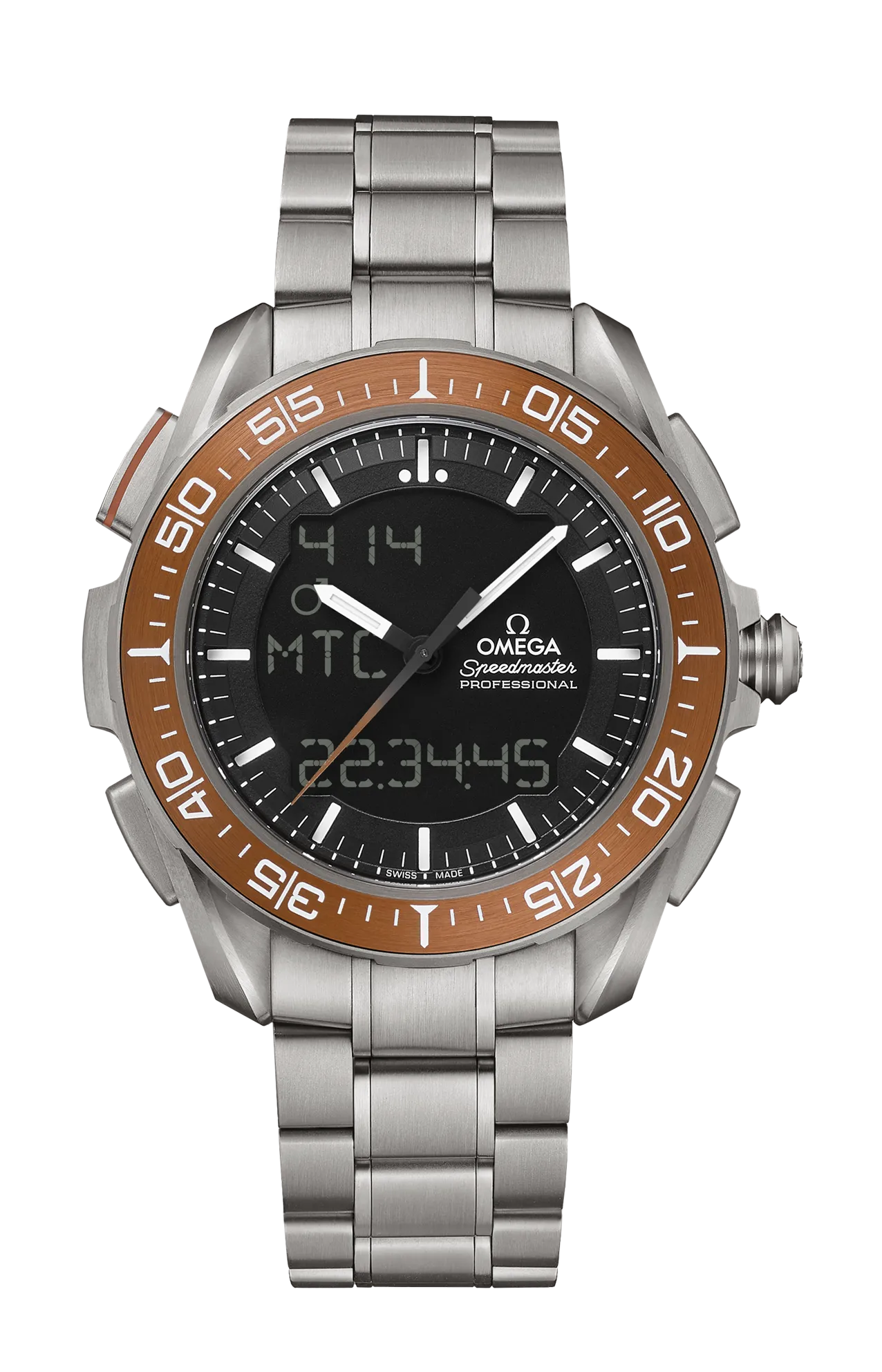 SPEEDMASTER X‑33 MARSTIMER 45 MM, TITANIO SU TITANIO - 318.90.45.79.01.003