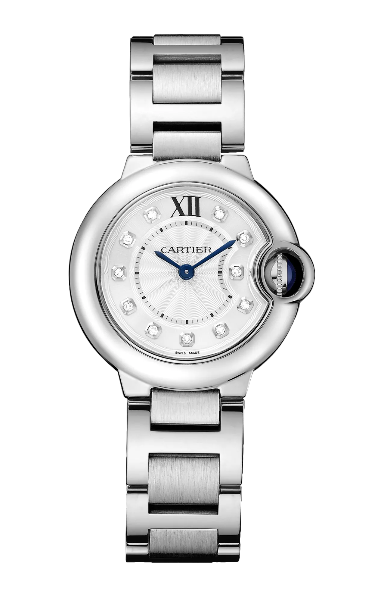 BALLON BLEU DE CARTIER 28 MM, QUARZO, ACCIAIO - W4BB0029