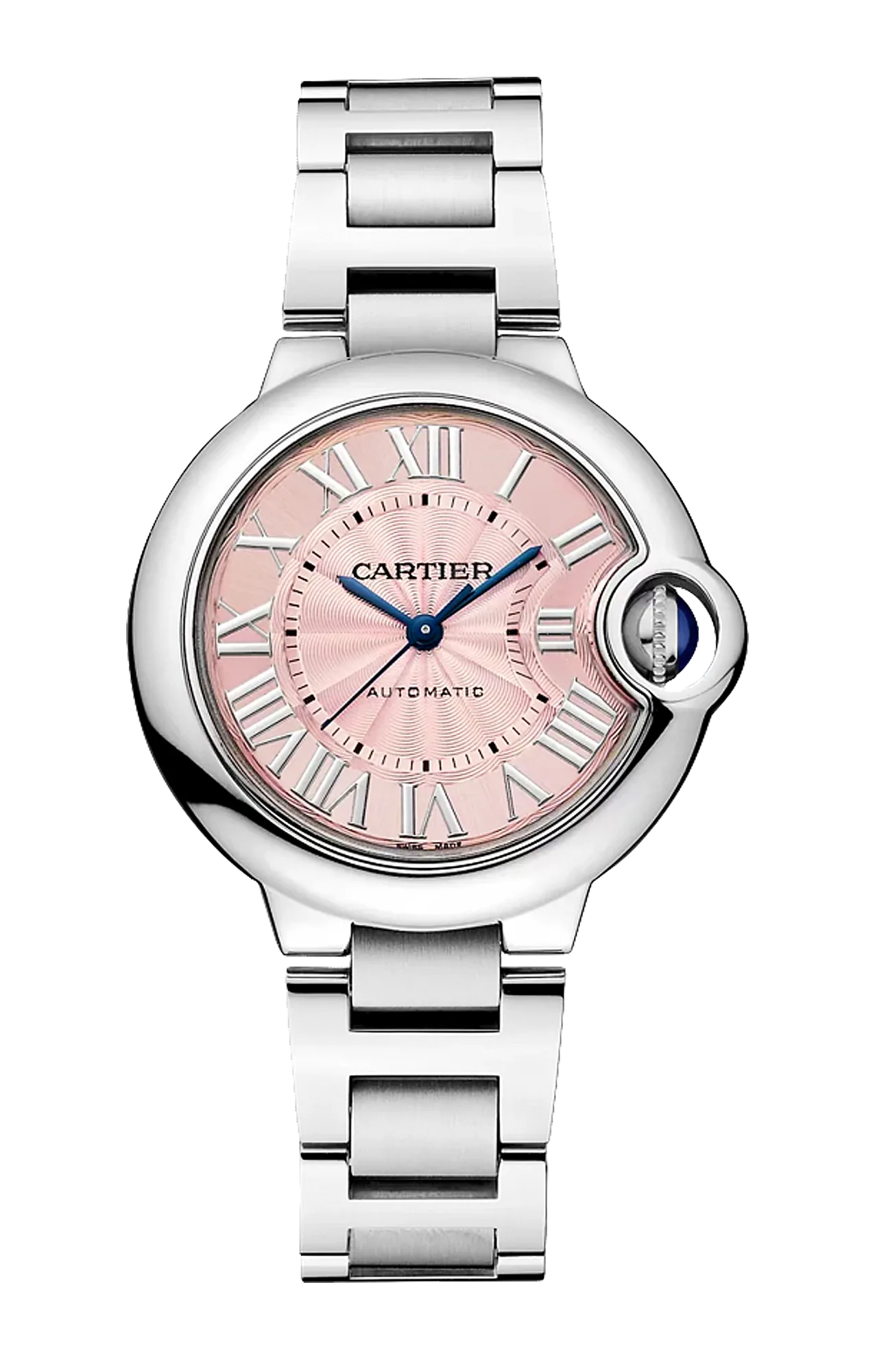 BALLON BLEU DE CARTIER 33 MM, AUTOMATICO, ACCIAIO - WSBB0068