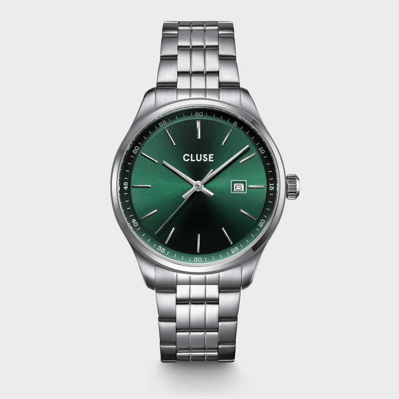 Orologio Cluse Anthéor Watch Steel Green, Silver Colour