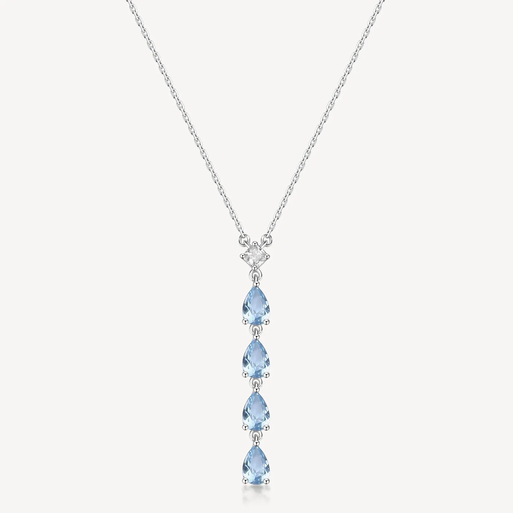 Collana Brosway Fancy Cloud light blue Goccia y
