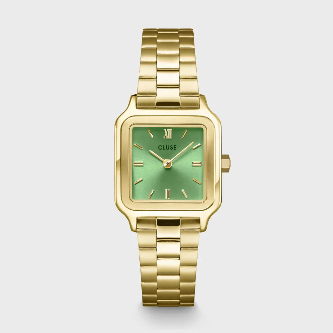 Orologio Cluse Gracieuse Petite Watch Steel Gold Verde chiaro