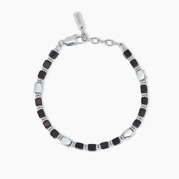 Bracciale uomo 2Jewels Agata nera