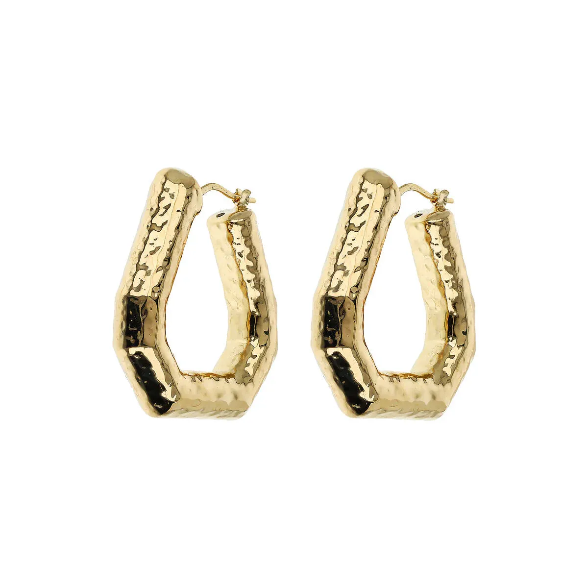 Orecchini donna Etrusca a Cerchio Geometrici Martellati