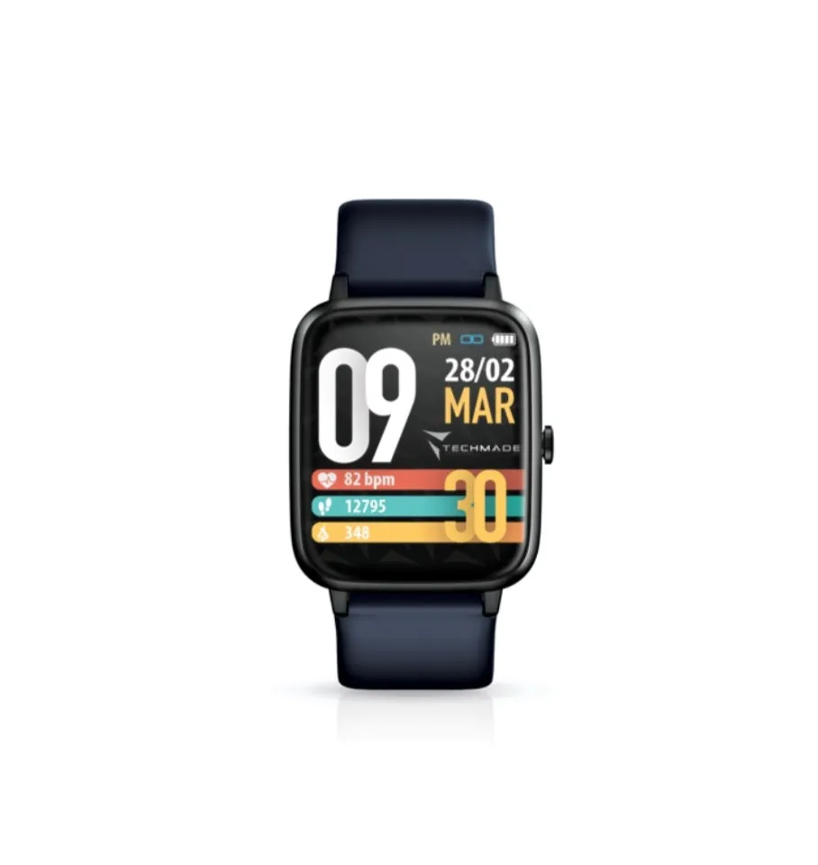 "MOVE GREEN/BLUE" GPS SMARTWATCH TECHMADE