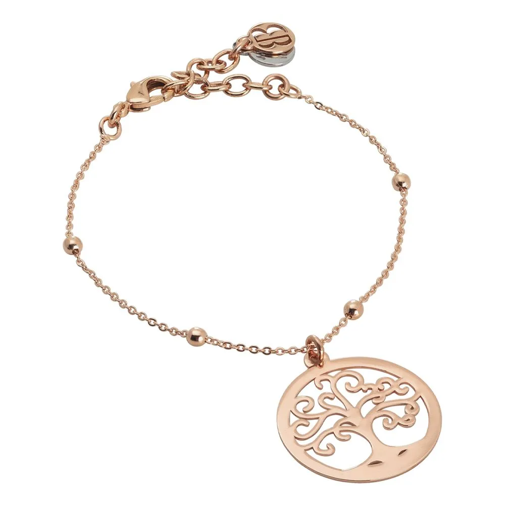 Bracciale albero della vita rosato