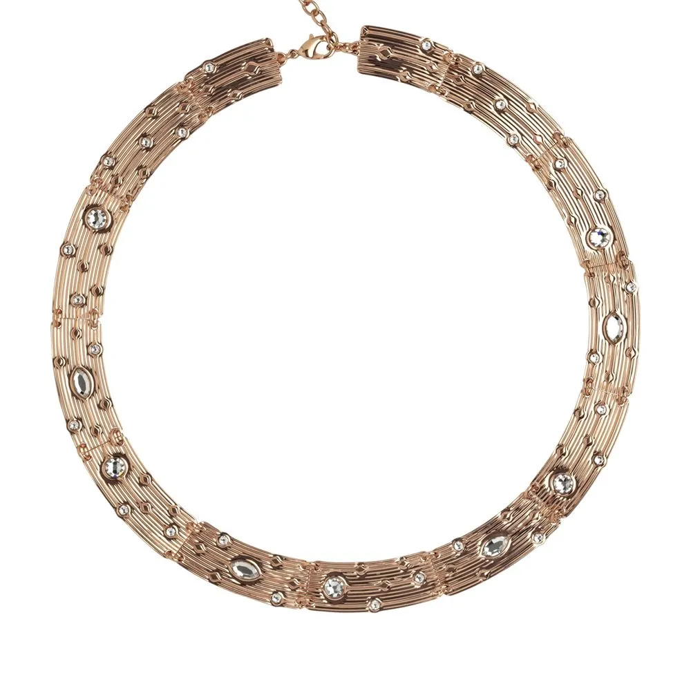 Collana semirigida con Swarovski crystal