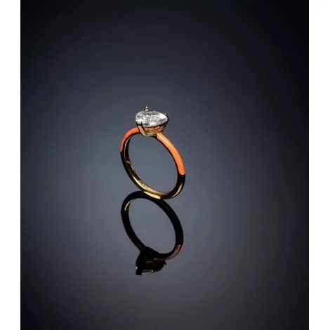 Anello Chiara Ferragni Love Parade Edizione Limitata Smalto Arancione J19AVI36012