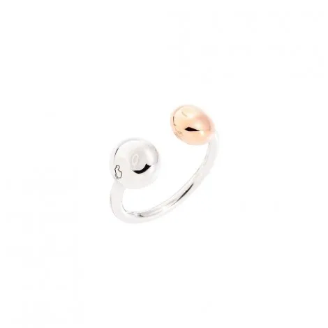 Anello Dodo Pepita Argento925 Oro Rosa 9kt