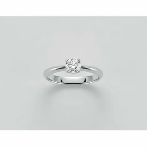 Anello Donna Miluna Oro Bianco 18 kt Solitario Diamante 0,28ct LID3210-028G7