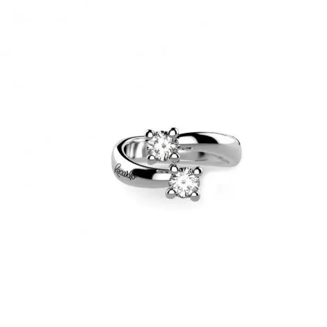Anello Donna Re Carlo Linea Eternity Oro Bianco 18Kt Diamanti 0,47 ct Colore F Purezza SI R02CO341/047