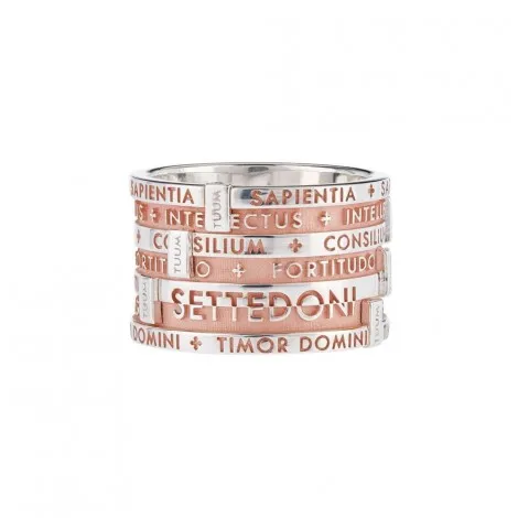 Anello Donna Tuum 7 in Argento 925 Placcato Rosa WONIL090R00