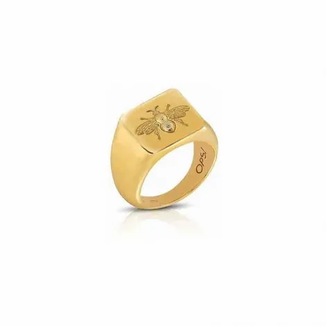 Anello OPS Icon Argento 925 Gold Ape Incisa OPS-ICG09-08