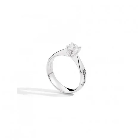 Anello Solitario Donna Re Carlo Linea Florence 0,3 ct F SI R59SO005/030