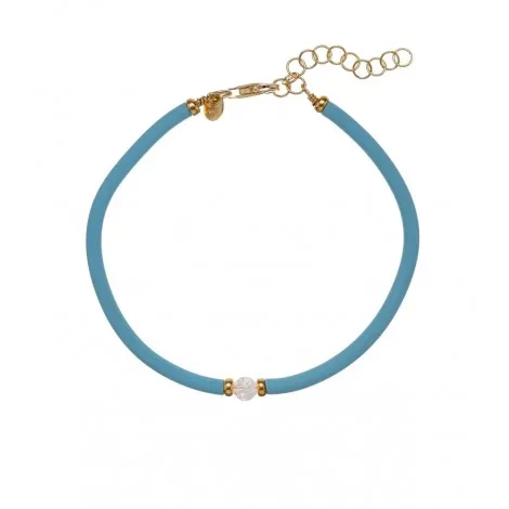 Bracciale Alisia Amity Dorato Caucciù Azzurro AL3274