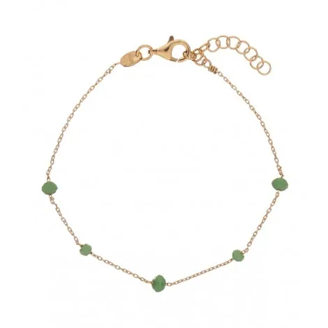 Bracciale Alisia Crystal Bead Dorato Verde AL879