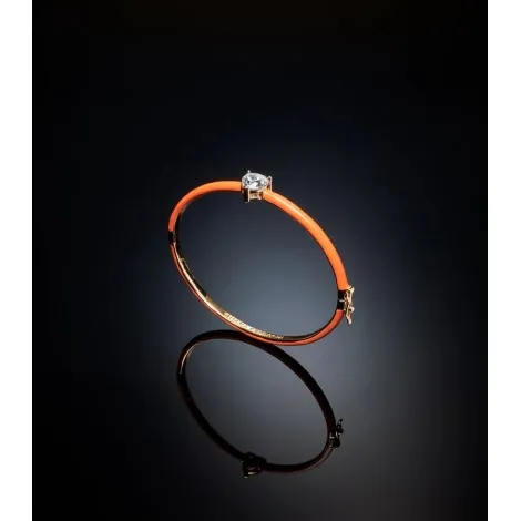Bracciale Chiara Ferragni Love Parade Edizione Limitata Smalto Arancione 19AVI30