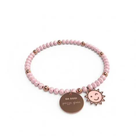 Bracciale Donna 10 Buoni Propositi Chérie "Pazza Gioia" Rosè B5383RO/LR